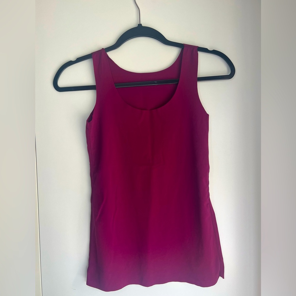 Wacoal Comfort Tank Seamless Raw Hem Wine S/M
